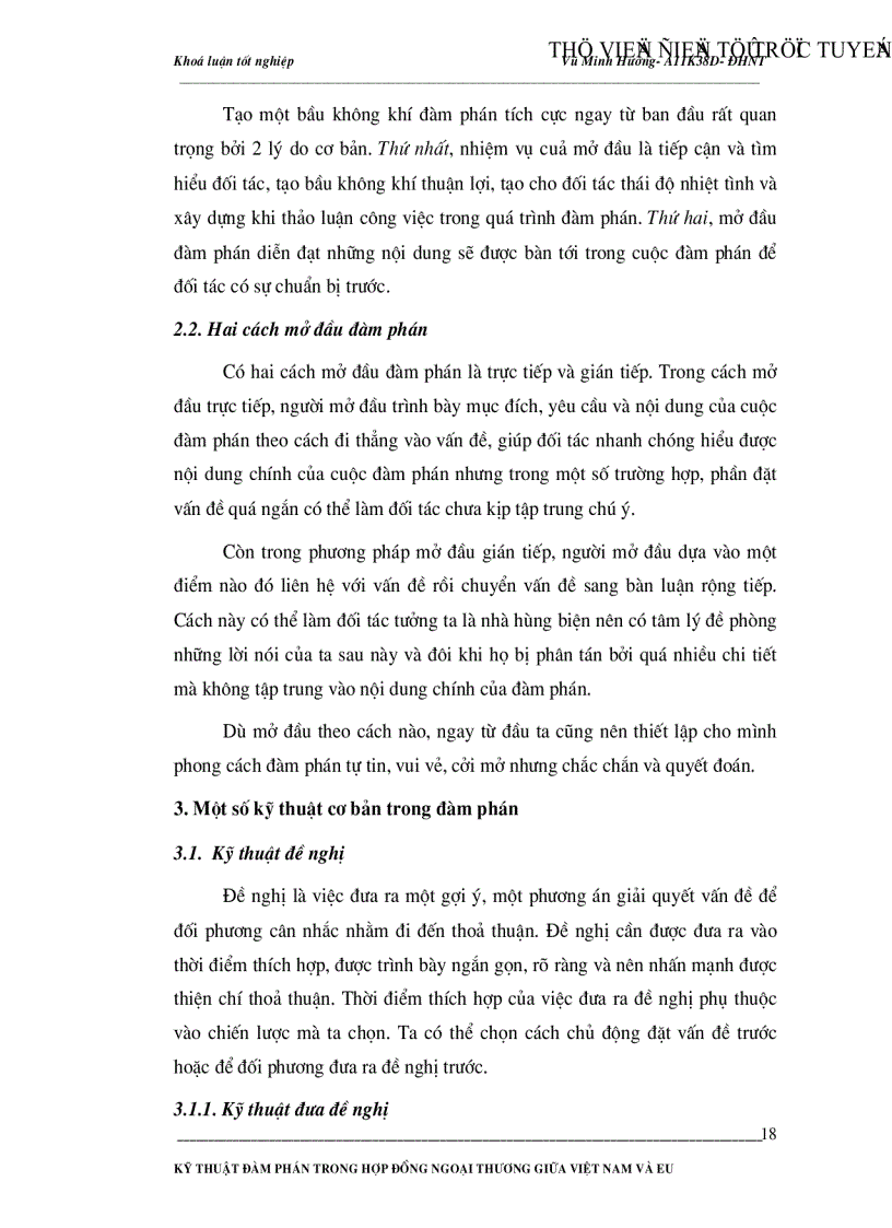 image for page Kỹ thuật đàm phán trong hợp đồng ngoại thương giữa Việt Nam và EU