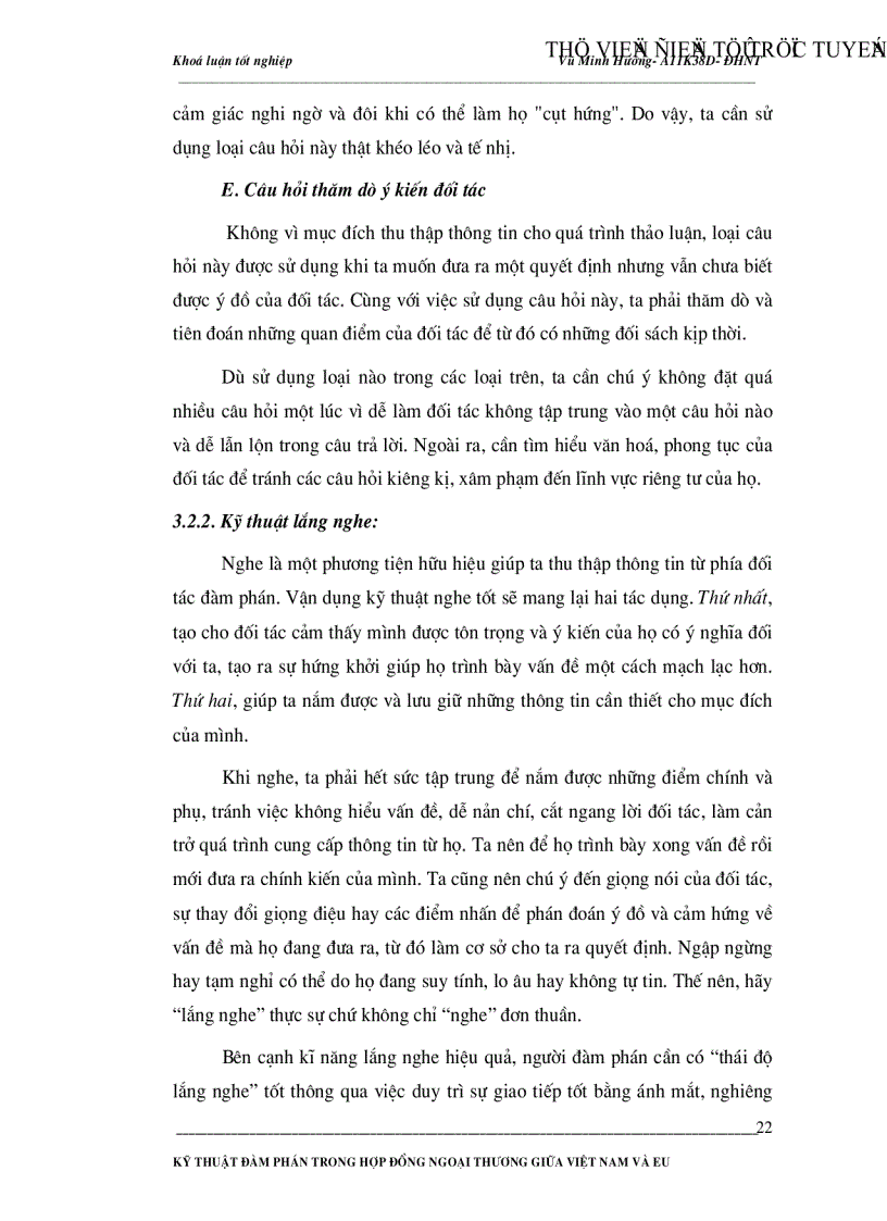 image for page Kỹ thuật đàm phán trong hợp đồng ngoại thương giữa Việt Nam và EU