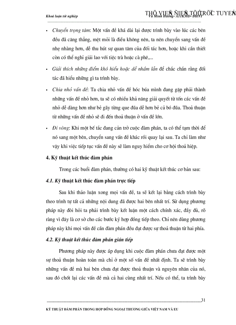 image for page Kỹ thuật đàm phán trong hợp đồng ngoại thương giữa Việt Nam và EU