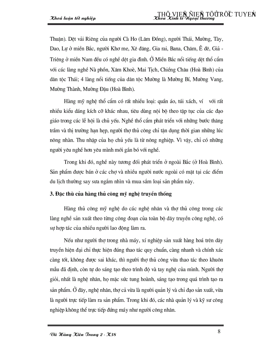 image for page Một số giải pháp thúc đẩy xuất khẩu hàng thủ công mỹ nghệ của Việt Nam thời kỳ 2001 2010