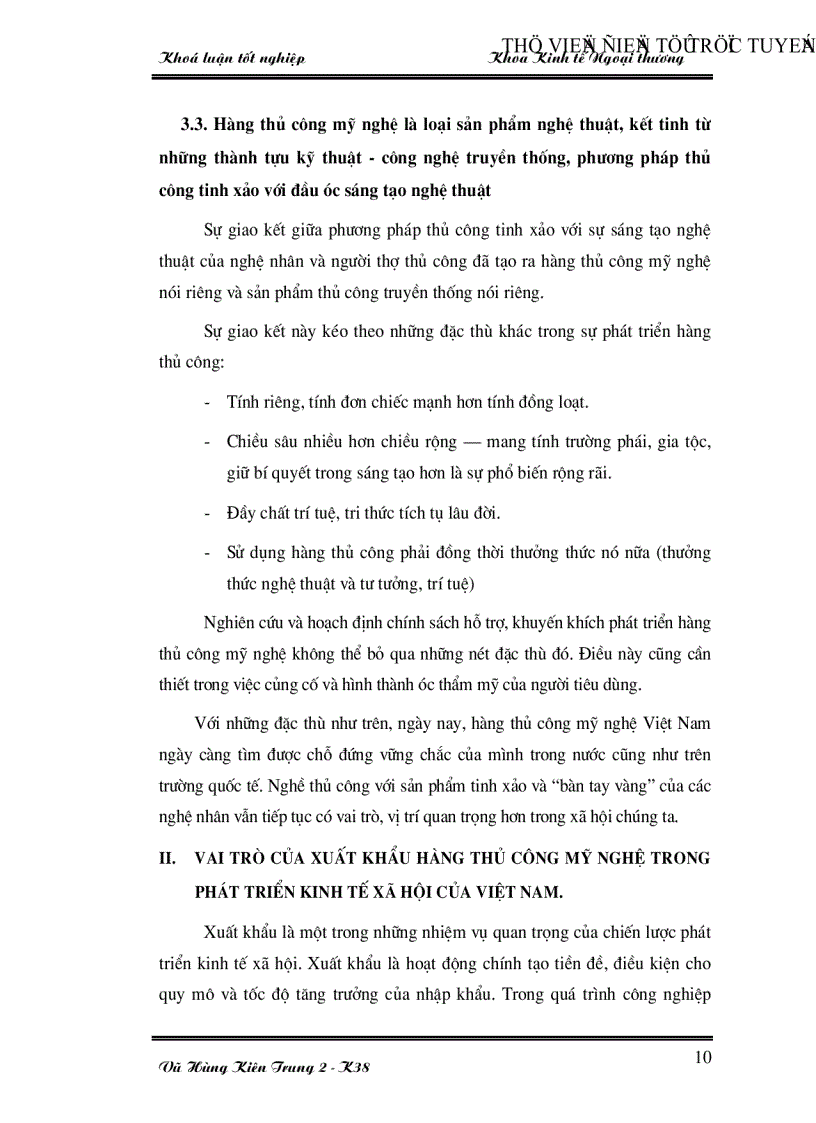image for page Một số giải pháp thúc đẩy xuất khẩu hàng thủ công mỹ nghệ của Việt Nam thời kỳ 2001 2010
