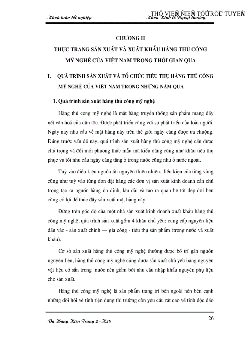 image for page Một số giải pháp thúc đẩy xuất khẩu hàng thủ công mỹ nghệ của Việt Nam thời kỳ 2001 2010