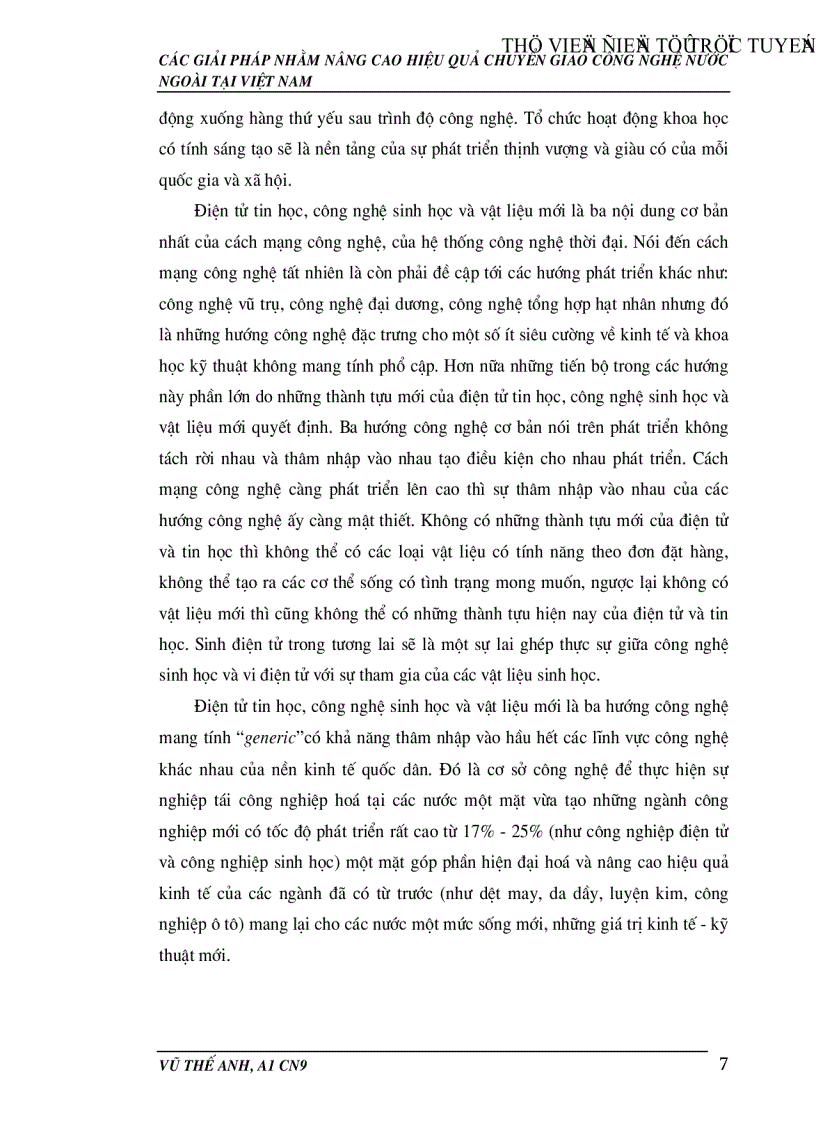 image for page Các giải pháp nhằm nâng cao hiệu quả hoạt động chuyển giao công nghệ nước ngoài tại Việt Nam