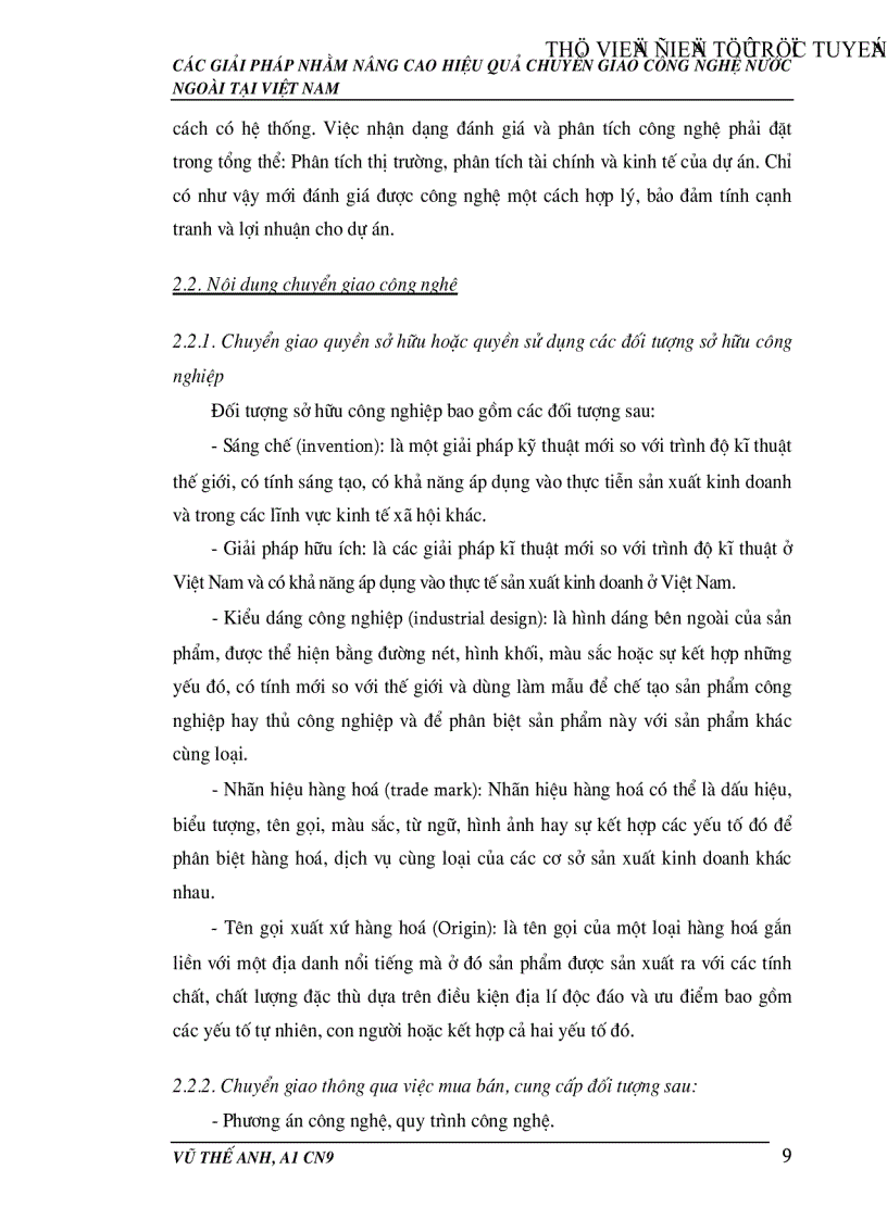 image for page Các giải pháp nhằm nâng cao hiệu quả hoạt động chuyển giao công nghệ nước ngoài tại Việt Nam