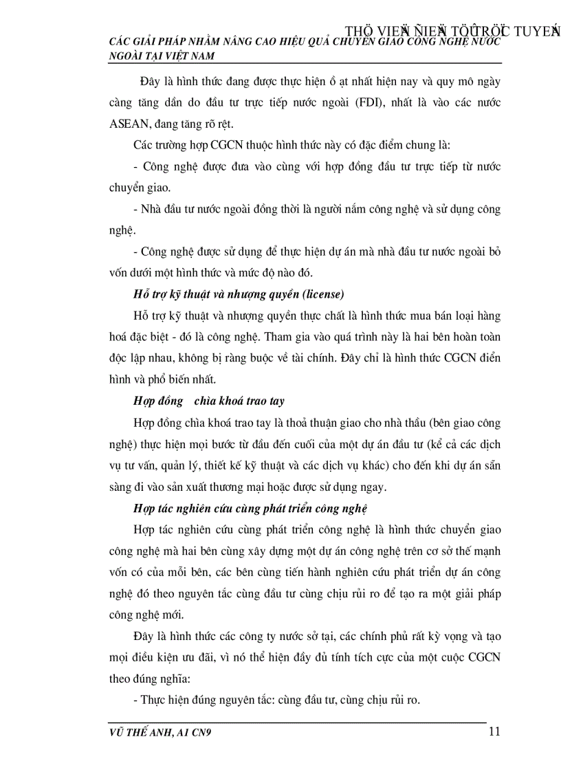 image for page Các giải pháp nhằm nâng cao hiệu quả hoạt động chuyển giao công nghệ nước ngoài tại Việt Nam