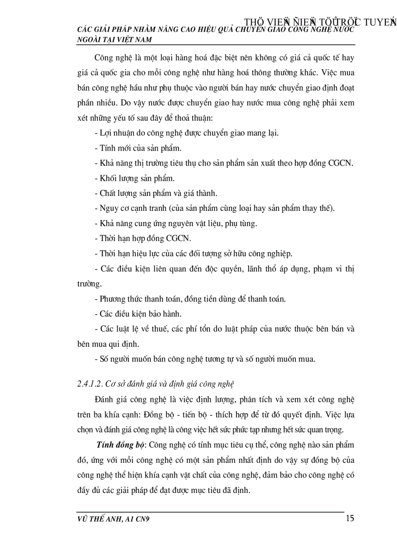 image for page Các giải pháp nhằm nâng cao hiệu quả hoạt động chuyển giao công nghệ nước ngoài tại Việt Nam