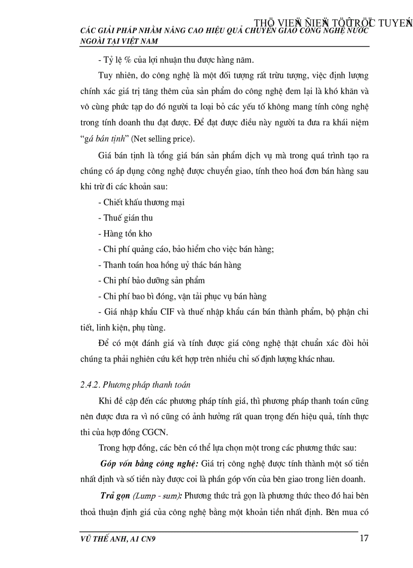 image for page Các giải pháp nhằm nâng cao hiệu quả hoạt động chuyển giao công nghệ nước ngoài tại Việt Nam