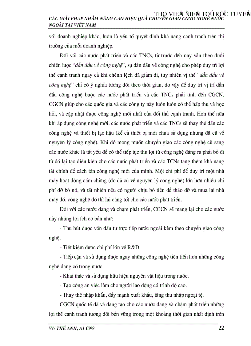 image for page Các giải pháp nhằm nâng cao hiệu quả hoạt động chuyển giao công nghệ nước ngoài tại Việt Nam