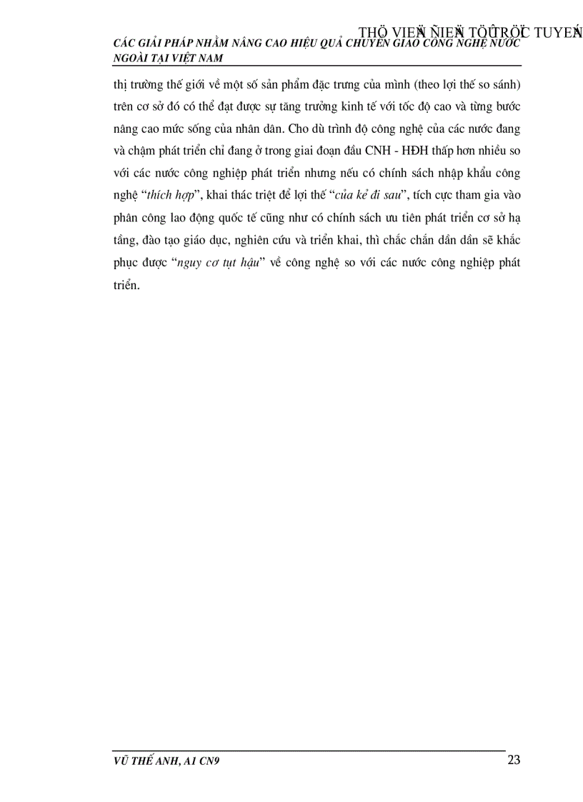 image for page Các giải pháp nhằm nâng cao hiệu quả hoạt động chuyển giao công nghệ nước ngoài tại Việt Nam