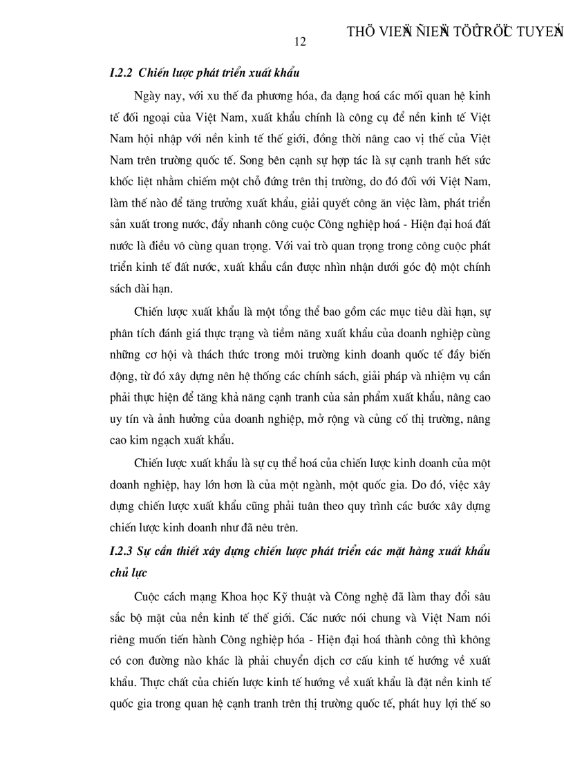 image for page Chiến lược phát triển các nhóm mặt hàng xuất khẩu chủ lực giai đoạn 2005 2010