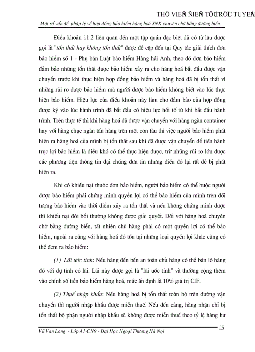 image for page Một số vấn đề pháp lý về hợp đồng bảo hiểm hàng hoá xuất nhập khẩu chuyên chở bằng đường biển