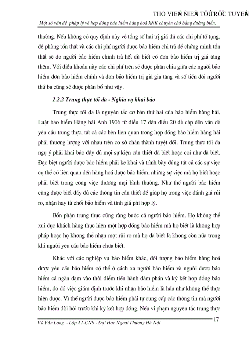 image for page Một số vấn đề pháp lý về hợp đồng bảo hiểm hàng hoá xuất nhập khẩu chuyên chở bằng đường biển