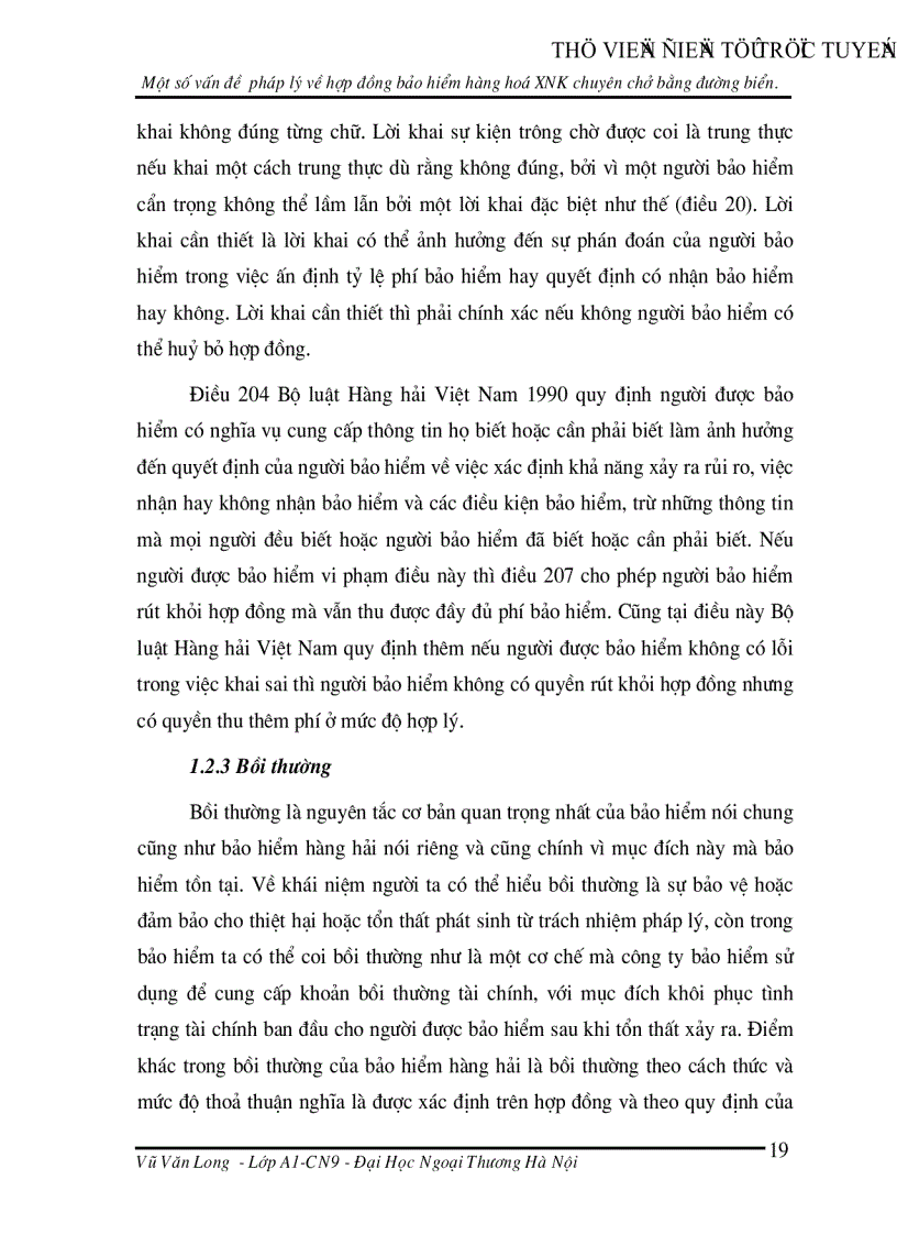 image for page Một số vấn đề pháp lý về hợp đồng bảo hiểm hàng hoá xuất nhập khẩu chuyên chở bằng đường biển