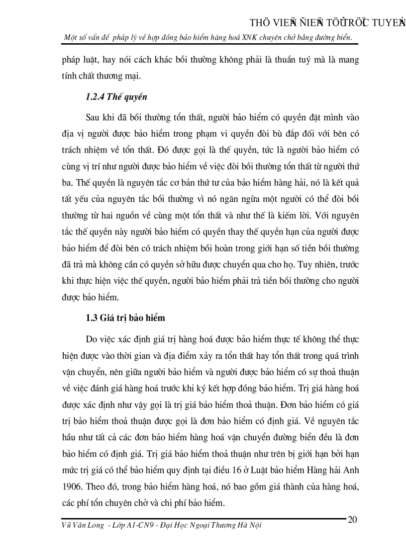 image for page Một số vấn đề pháp lý về hợp đồng bảo hiểm hàng hoá xuất nhập khẩu chuyên chở bằng đường biển