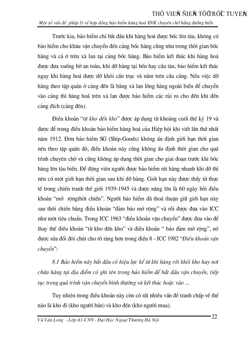 image for page Một số vấn đề pháp lý về hợp đồng bảo hiểm hàng hoá xuất nhập khẩu chuyên chở bằng đường biển