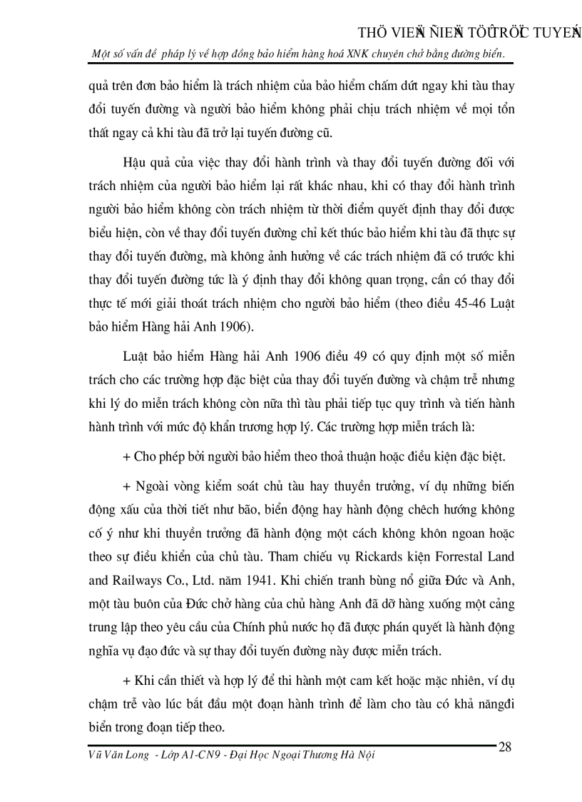 image for page Một số vấn đề pháp lý về hợp đồng bảo hiểm hàng hoá xuất nhập khẩu chuyên chở bằng đường biển