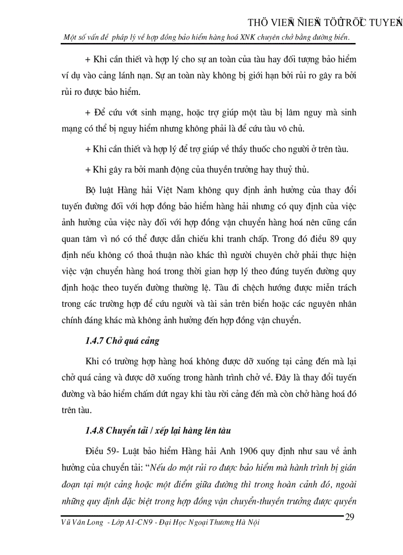 image for page Một số vấn đề pháp lý về hợp đồng bảo hiểm hàng hoá xuất nhập khẩu chuyên chở bằng đường biển