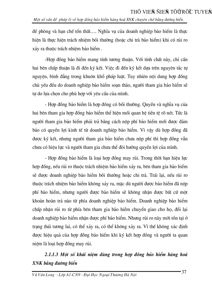 image for page Một số vấn đề pháp lý về hợp đồng bảo hiểm hàng hoá xuất nhập khẩu chuyên chở bằng đường biển