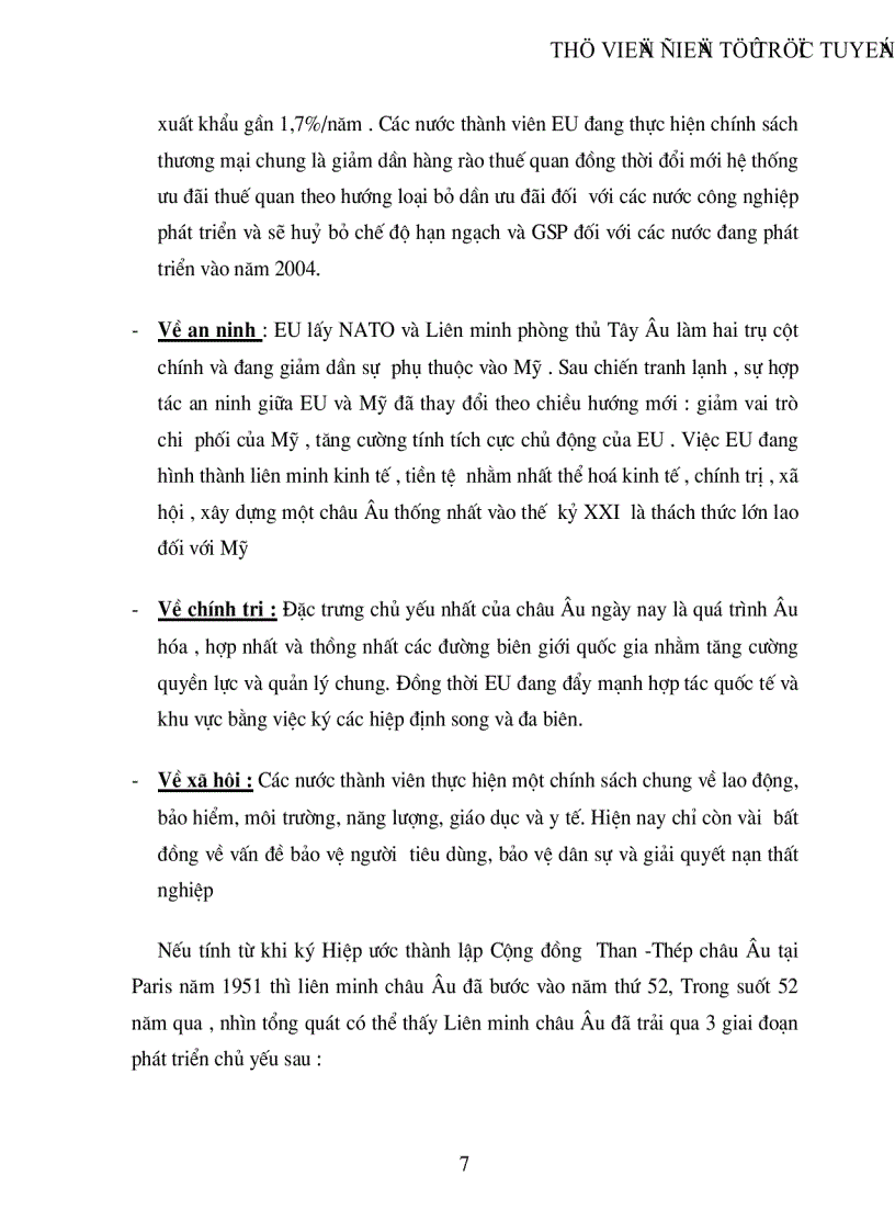 image for page Thị trường EU và khả năng xuất khẩu của Việt nam sang thị trường này