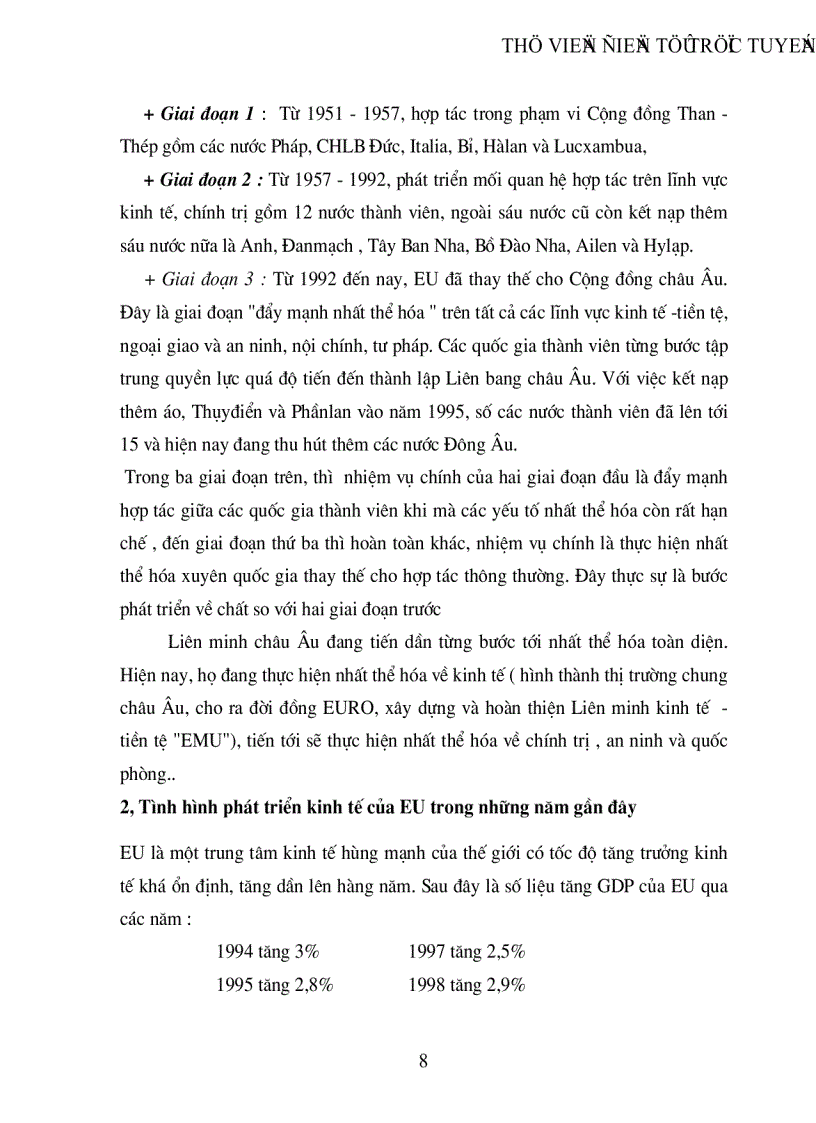 image for page Thị trường EU và khả năng xuất khẩu của Việt nam sang thị trường này