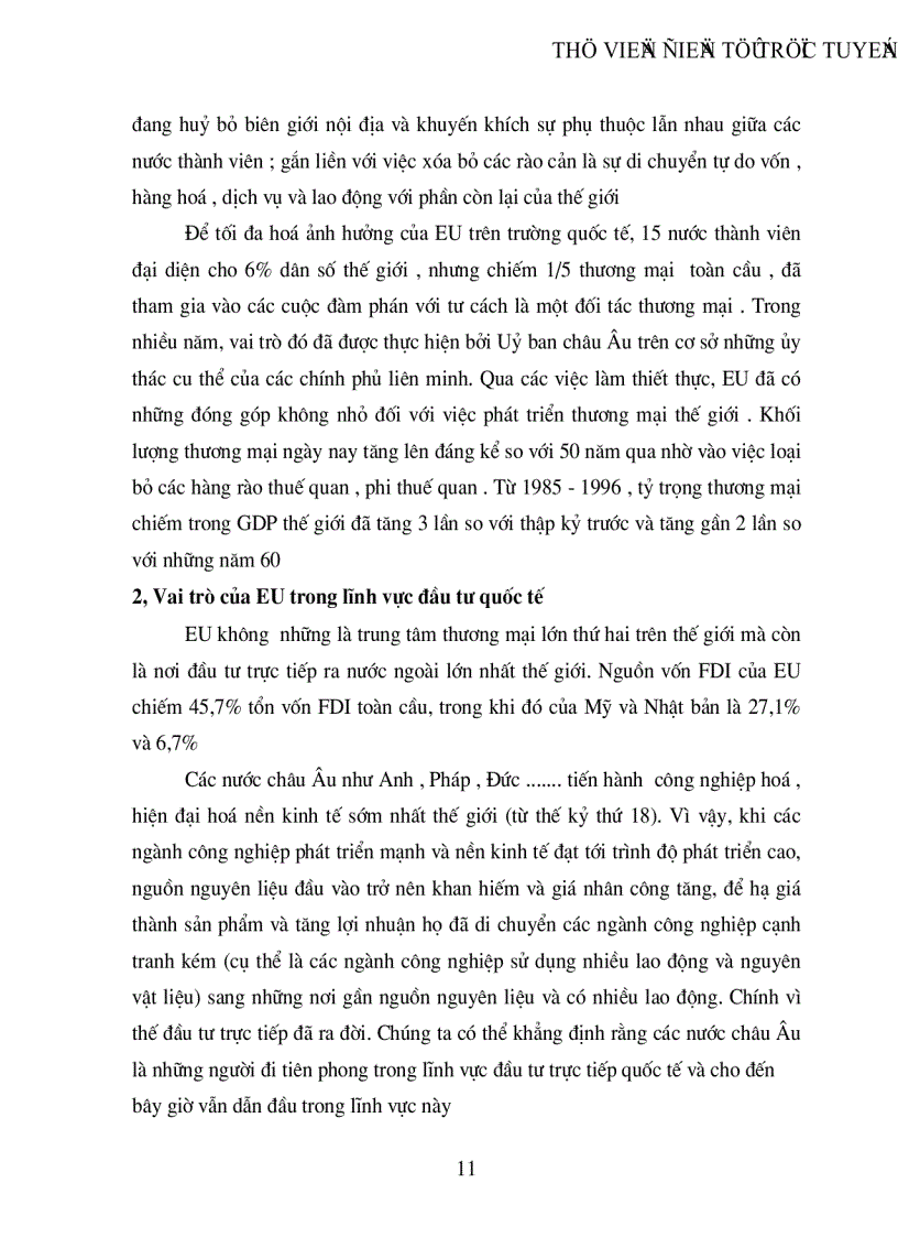 image for page Thị trường EU và khả năng xuất khẩu của Việt nam sang thị trường này