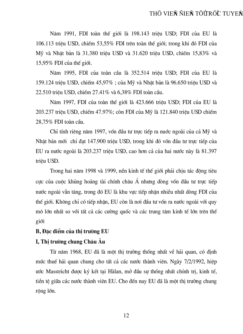 image for page Thị trường EU và khả năng xuất khẩu của Việt nam sang thị trường này