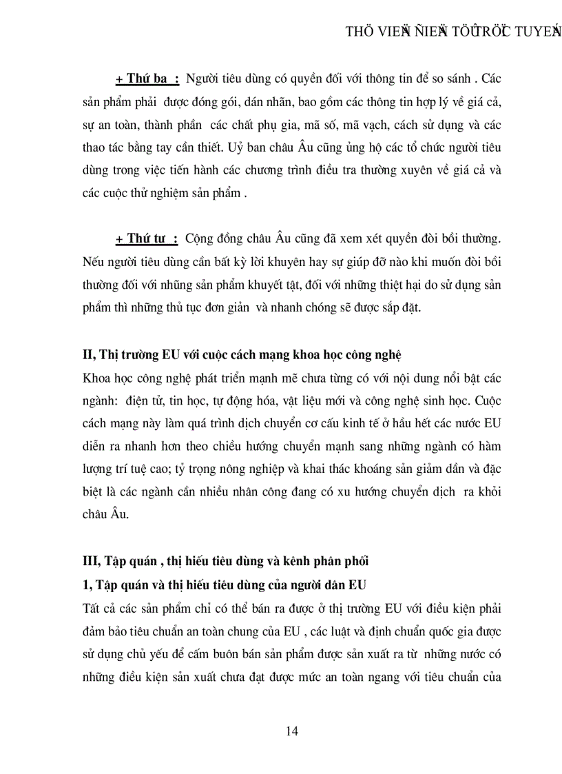 image for page Thị trường EU và khả năng xuất khẩu của Việt nam sang thị trường này