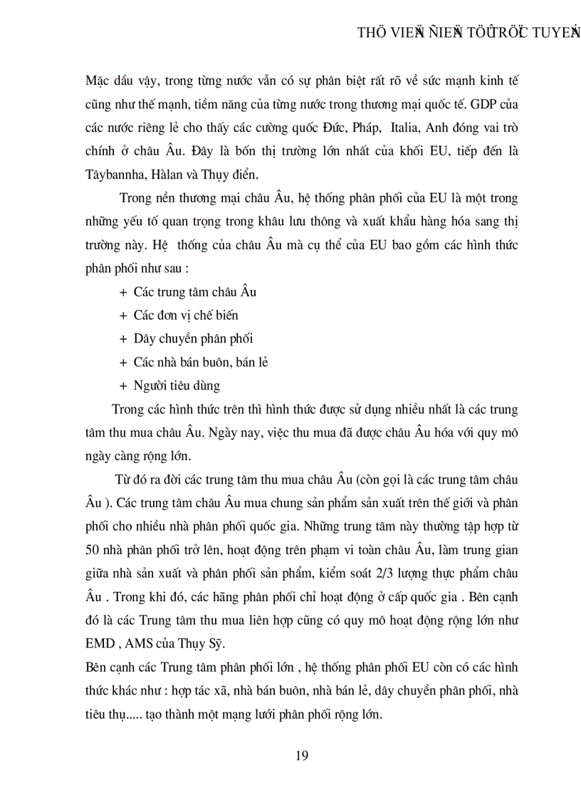 image for page Thị trường EU và khả năng xuất khẩu của Việt nam sang thị trường này