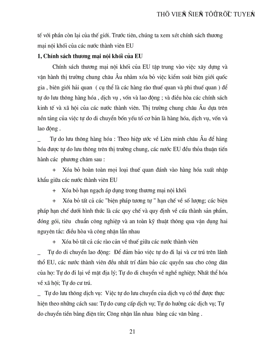 image for page Thị trường EU và khả năng xuất khẩu của Việt nam sang thị trường này