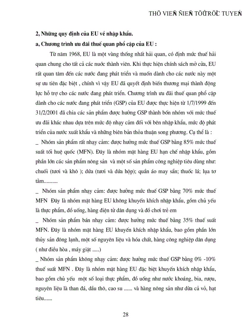 image for page Thị trường EU và khả năng xuất khẩu của Việt nam sang thị trường này