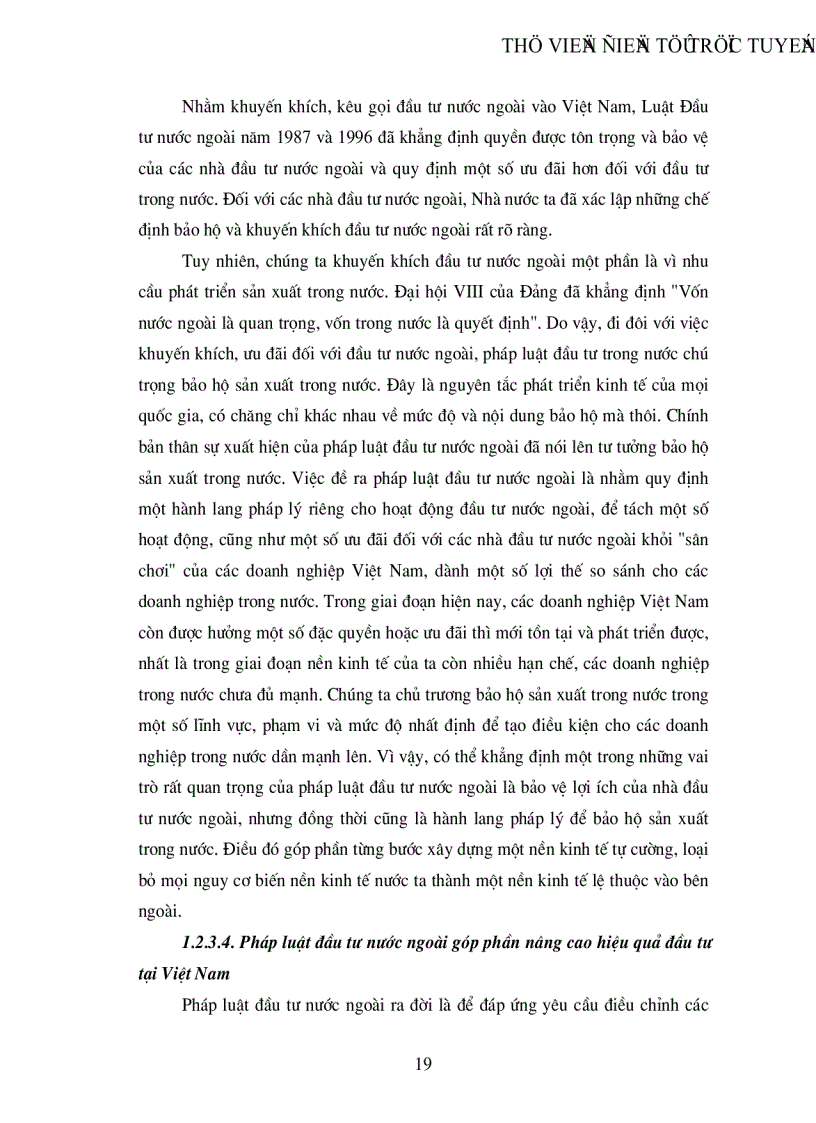 image for page Phương hướng hoàn thiện pháp luật đầu tư nước ngoài tiến tới mặt bằng pháp lý chung cho đầu tư trong nước và đầu tư nước ngoài tại Việt Nam