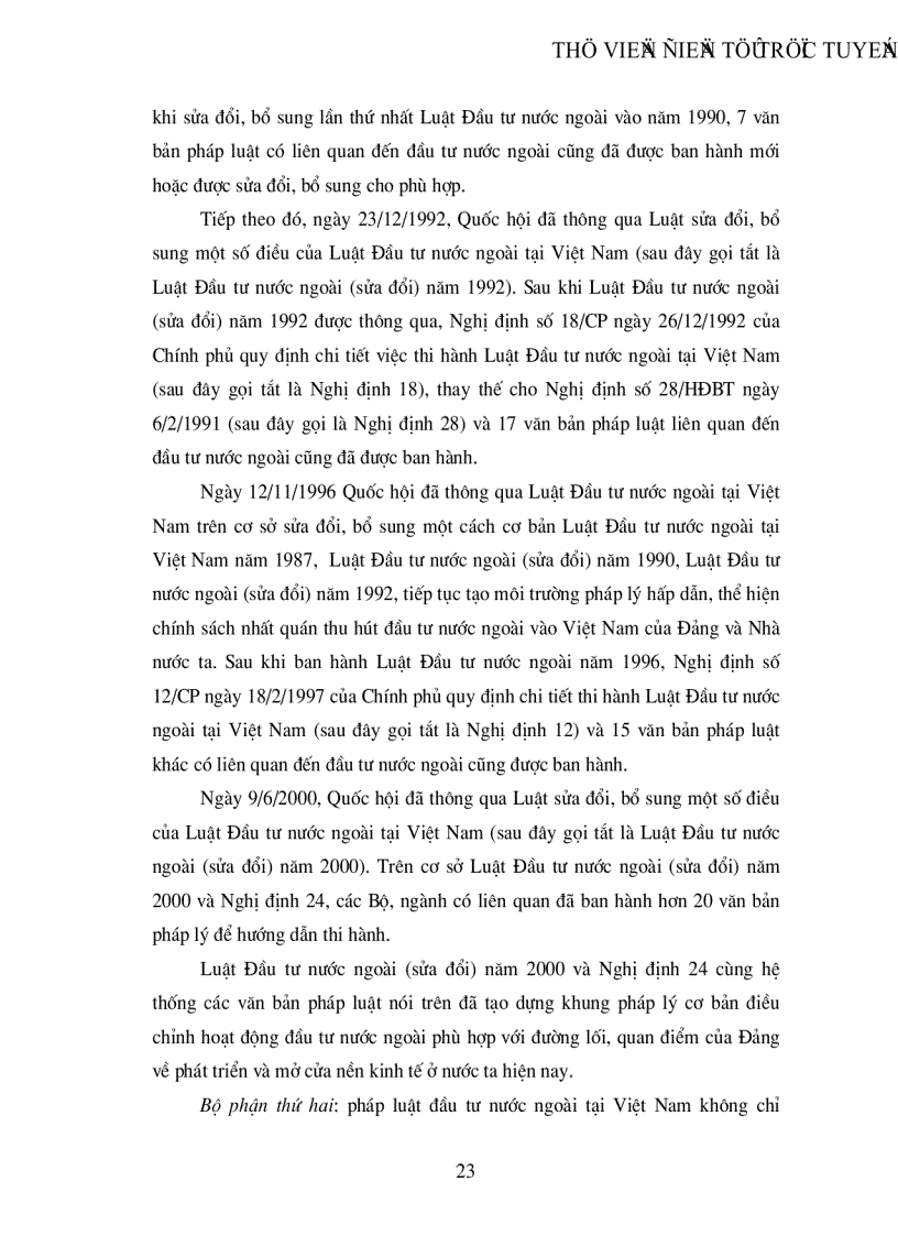 image for page Phương hướng hoàn thiện pháp luật đầu tư nước ngoài tiến tới mặt bằng pháp lý chung cho đầu tư trong nước và đầu tư nước ngoài tại Việt Nam