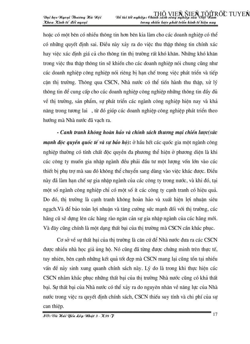 image for page Chính sách công nghiệp của Việt Nam trong chiến lược phát triển kinh tế hiện nay