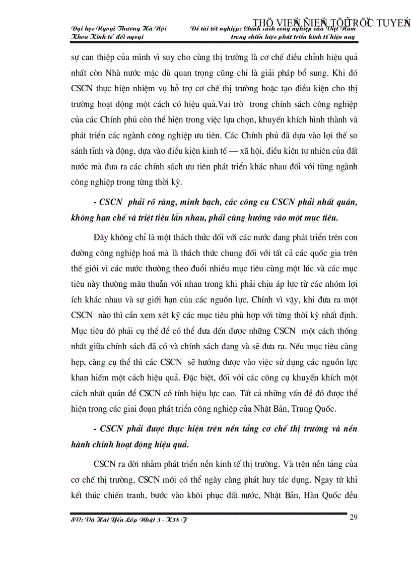 image for page Chính sách công nghiệp của Việt Nam trong chiến lược phát triển kinh tế hiện nay