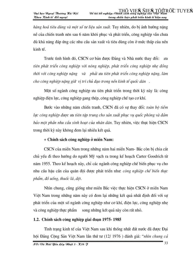 image for page Chính sách công nghiệp của Việt Nam trong chiến lược phát triển kinh tế hiện nay