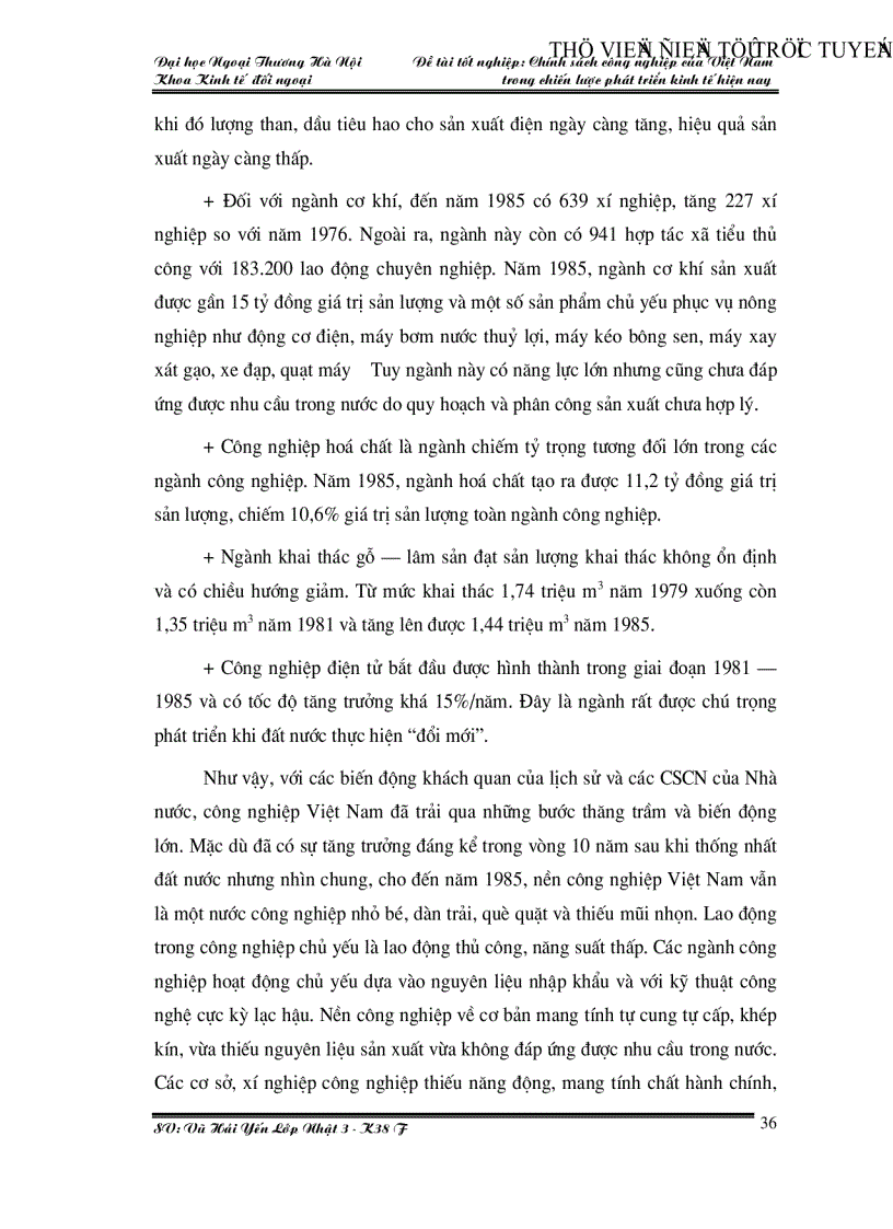 image for page Chính sách công nghiệp của Việt Nam trong chiến lược phát triển kinh tế hiện nay