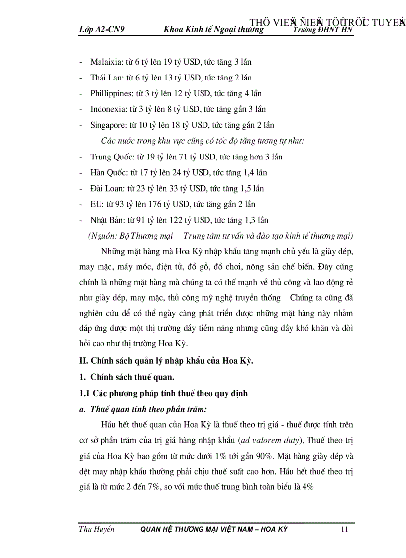 image for page Thực trạng và những giải pháp nhằm thúc đẩy quan hệ thương mại Việt Nam Hoa Kỳ