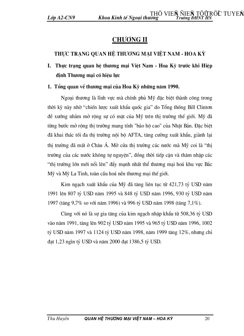 image for page Thực trạng và những giải pháp nhằm thúc đẩy quan hệ thương mại Việt Nam Hoa Kỳ