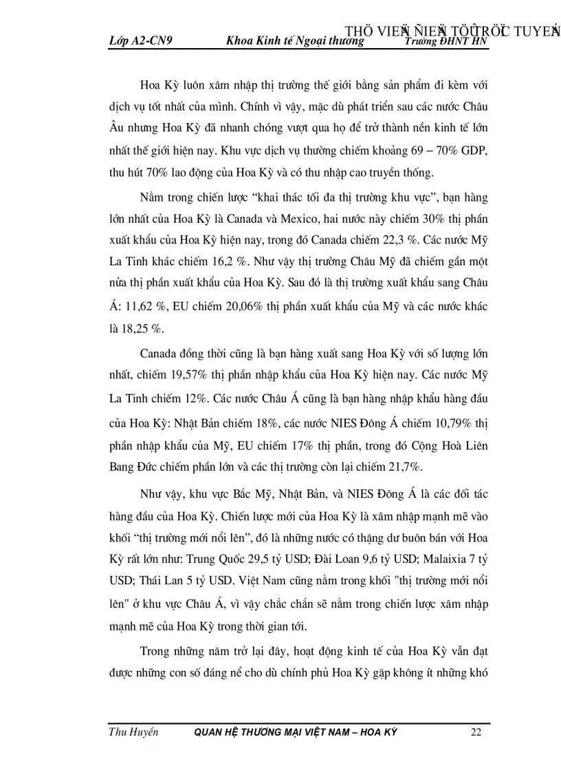 image for page Thực trạng và những giải pháp nhằm thúc đẩy quan hệ thương mại Việt Nam Hoa Kỳ