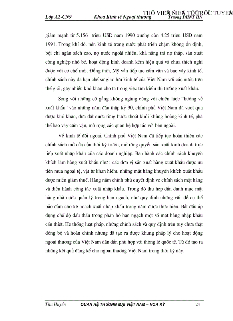 image for page Thực trạng và những giải pháp nhằm thúc đẩy quan hệ thương mại Việt Nam Hoa Kỳ