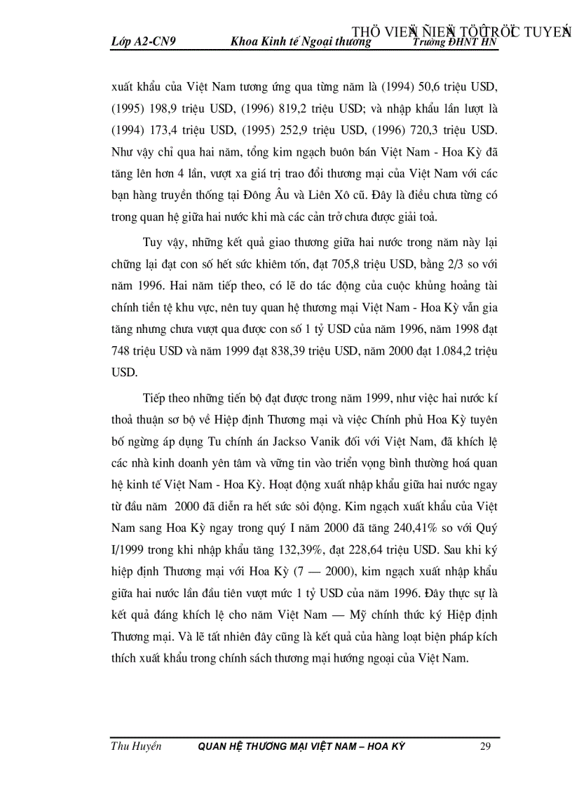 image for page Thực trạng và những giải pháp nhằm thúc đẩy quan hệ thương mại Việt Nam Hoa Kỳ