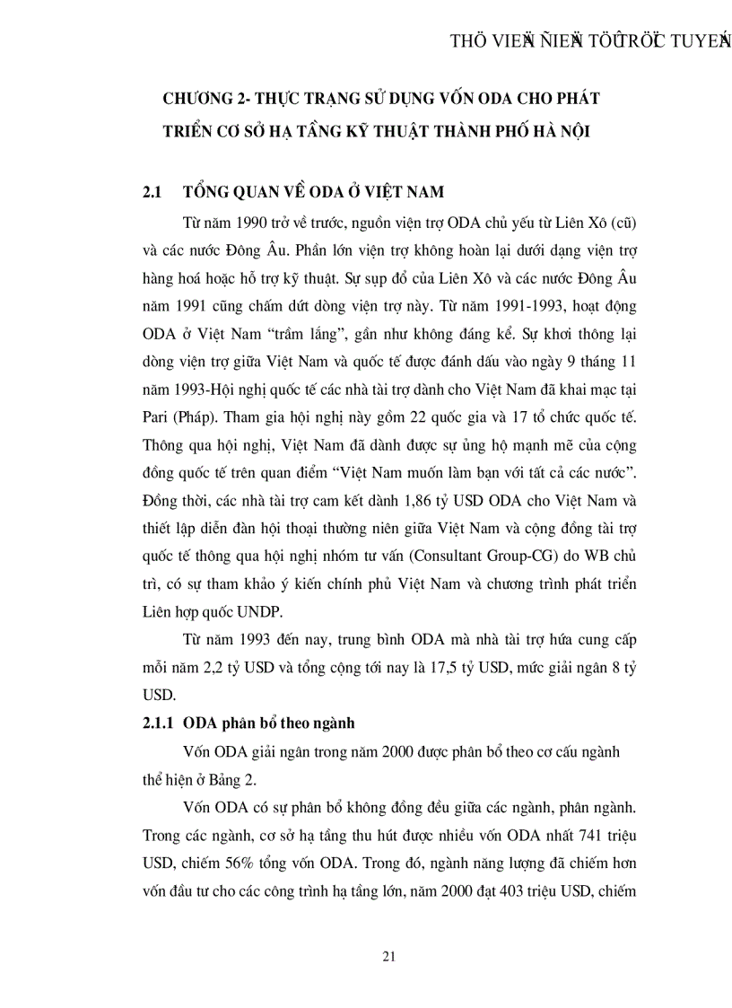 image for page Sử dụng vốn ODA trong xây dựng cơ sở hạ tầng kỹ thuật ở Hà Nội