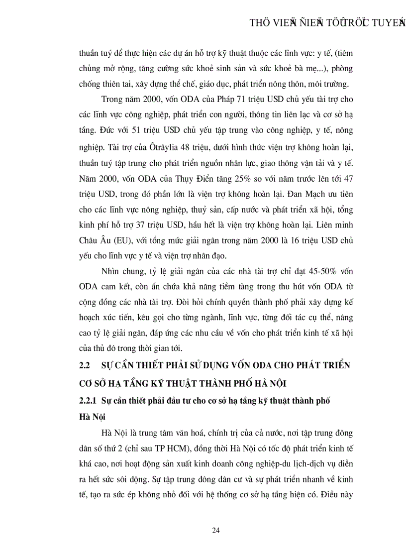 image for page Sử dụng vốn ODA trong xây dựng cơ sở hạ tầng kỹ thuật ở Hà Nội