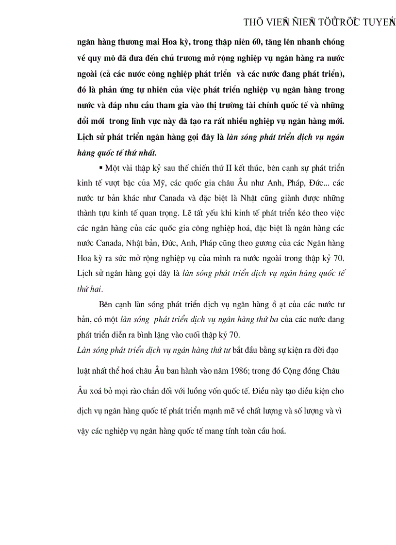 image for page Dịch vụ ngân hàng quốc tế giải pháp hoàn thiện và phát triển trong hệ thống các ngân hàng thương mại quốc doanh Việt Nam