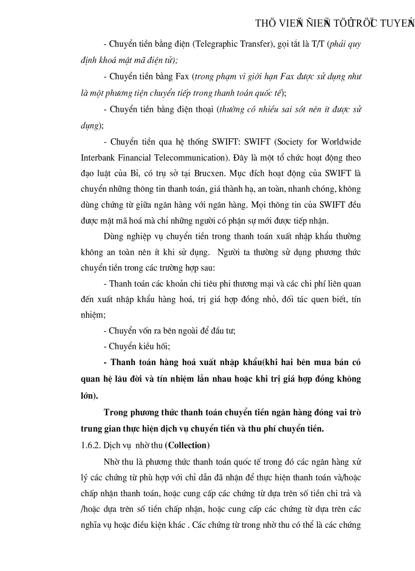 image for page Dịch vụ ngân hàng quốc tế giải pháp hoàn thiện và phát triển trong hệ thống các ngân hàng thương mại quốc doanh Việt Nam