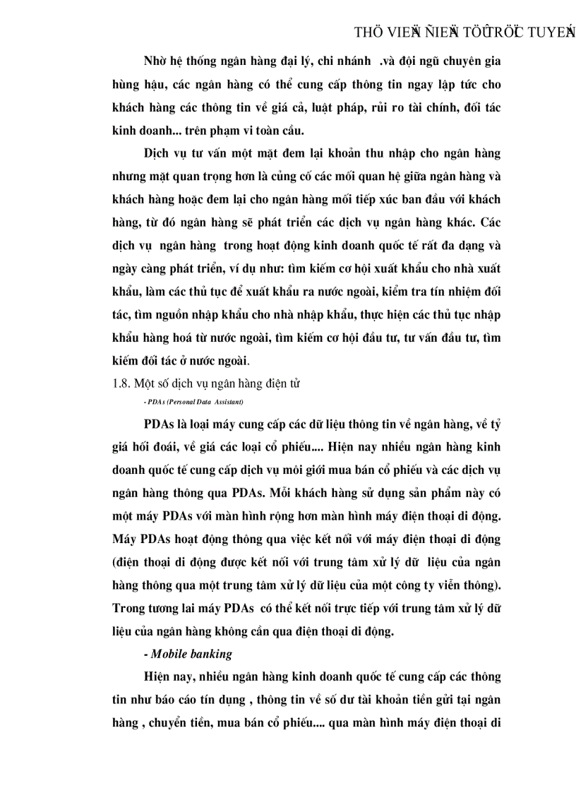 image for page Dịch vụ ngân hàng quốc tế giải pháp hoàn thiện và phát triển trong hệ thống các ngân hàng thương mại quốc doanh Việt Nam