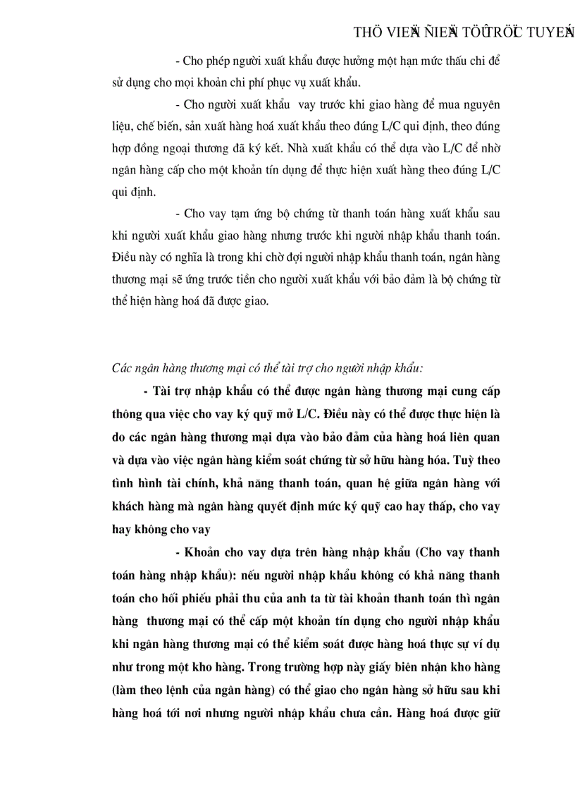 image for page Dịch vụ ngân hàng quốc tế giải pháp hoàn thiện và phát triển trong hệ thống các ngân hàng thương mại quốc doanh Việt Nam