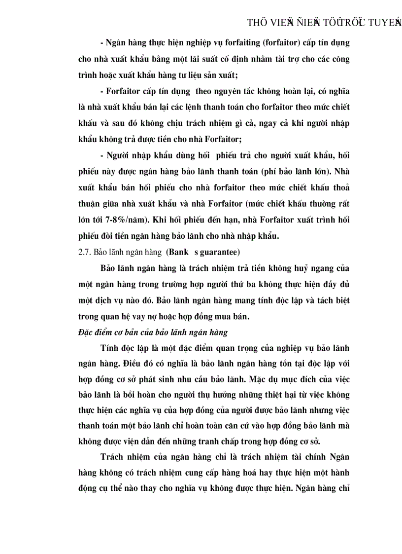 image for page Dịch vụ ngân hàng quốc tế giải pháp hoàn thiện và phát triển trong hệ thống các ngân hàng thương mại quốc doanh Việt Nam