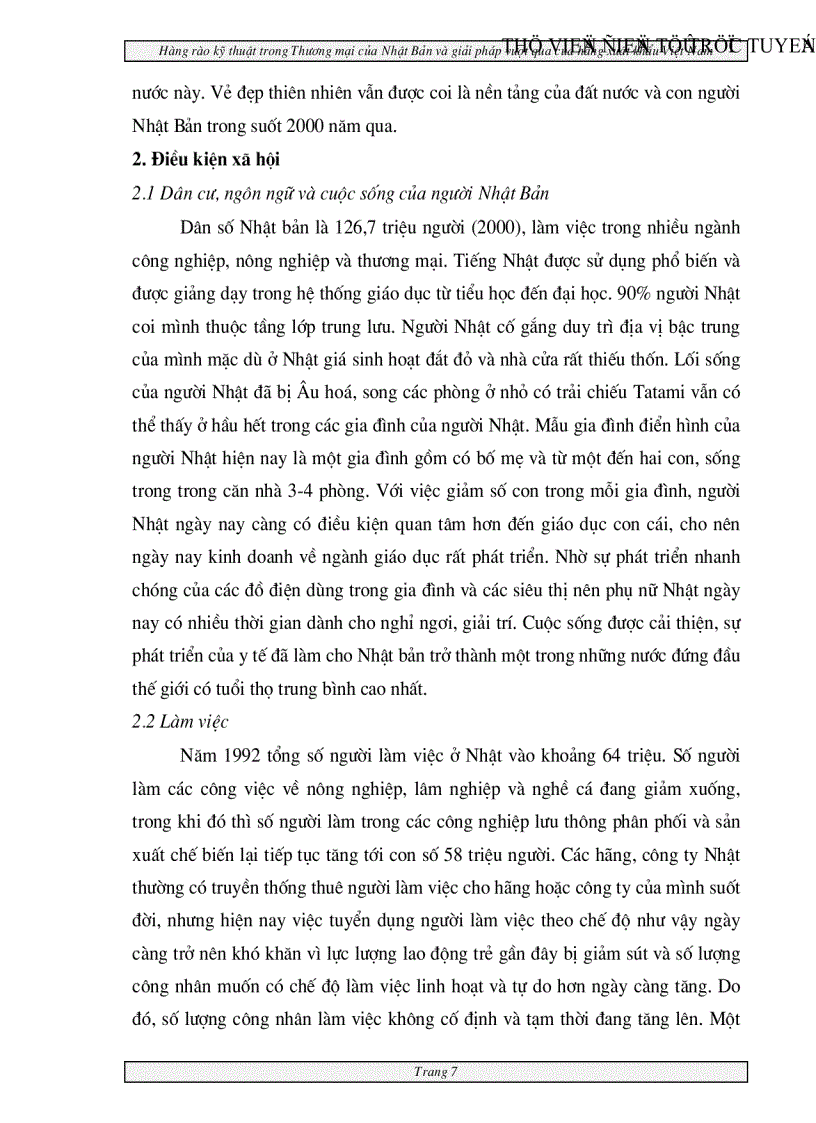 image for page Hàng rào kỹ thuật trong Thương mại của Nhật Bản và giải pháp vượt qua của hàng xuất khẩu Việt nam