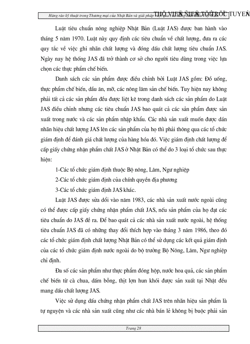 image for page Hàng rào kỹ thuật trong Thương mại của Nhật Bản và giải pháp vượt qua của hàng xuất khẩu Việt nam